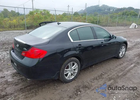 2011 Infiniti G25X z USA, uszkodzony, nr VIN JN1DV6AR1BM651722